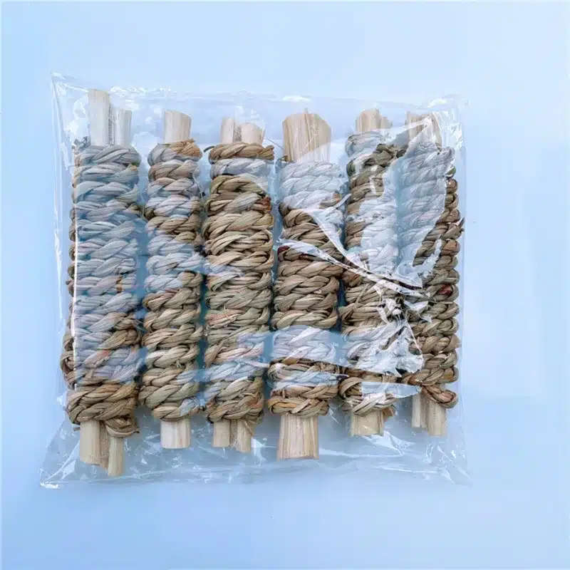 6pcs Bamboo Apple Wood Molar Toy - Image 5