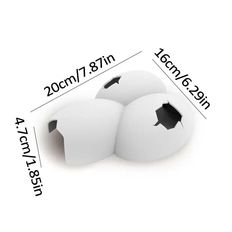 New Egg Shape Reptile Simulation Rock Cave Hideouts Reptile Hide Basking Hide Decoration Ornament For Aquariums Terrariums - Image 2