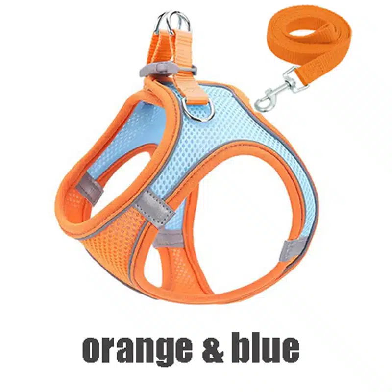 Reflective Adjustable Vest Harness Strap & Leash - Image 16