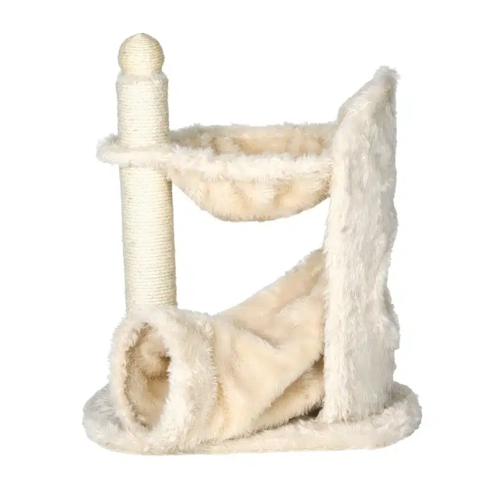26.8" Cat Tree with Scratching Post & Hammock, - Image 7