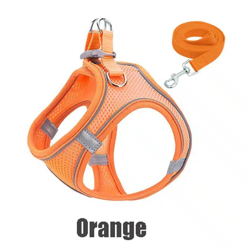 Reflective Adjustable Vest Harness Strap & Leash - Image 17