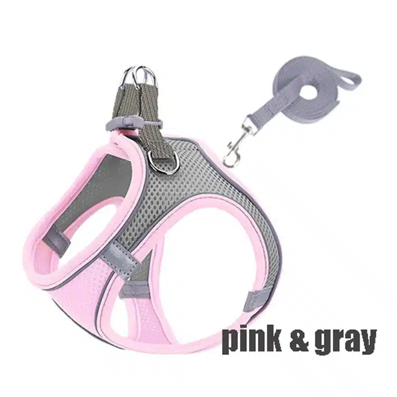 Reflective Adjustable Vest Harness Strap & Leash - Image 7