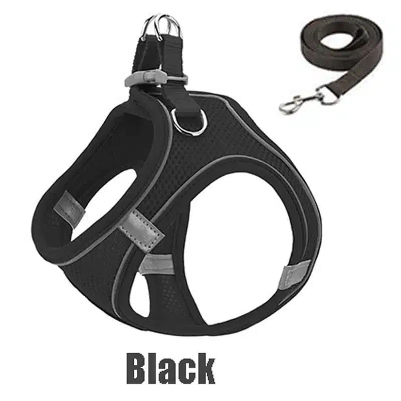 Reflective Adjustable Vest Harness Strap & Leash - Image 13