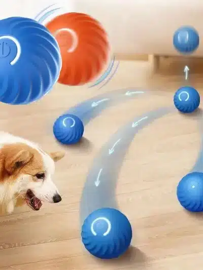 Interractive Motion Activated Rolling Ball Dog Toy