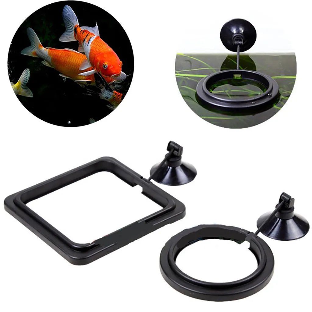 Fish Buoyancy Circle Feedingring Aquarium Fish Tank Ring Feeder Station Floating Food Water Plant Feeding Accessories #M - Image 5
