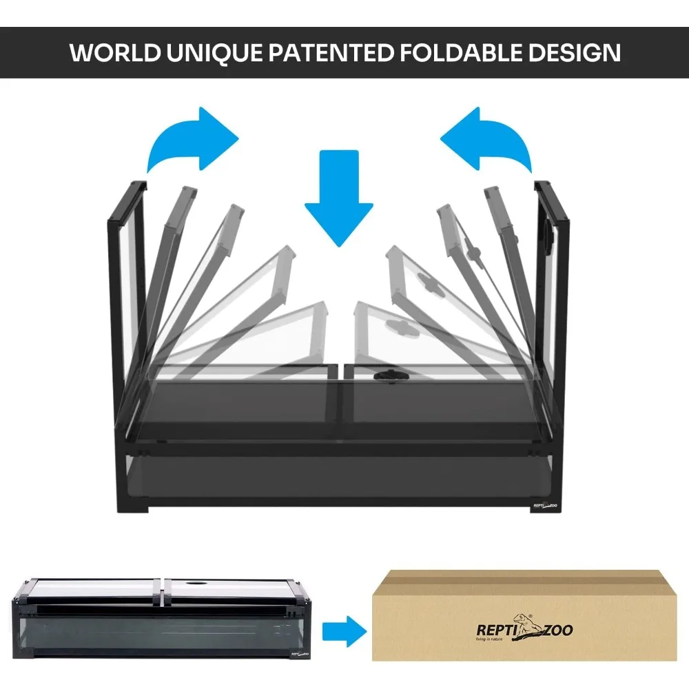 50 Gallon Tempered Glass Terrarium for Reptiles - Image 5