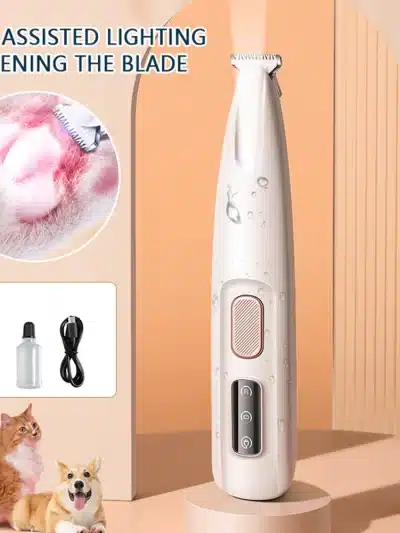 LED Assisted Precision Pet Hair Trimmer