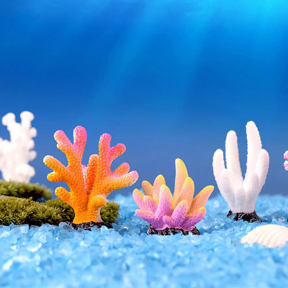 1Pc Simulation Aquarium Resin Coral Ornaments Fish Tank Aquarium Decoration Artificial Coral for Fish Tank Ornaments - Image 2