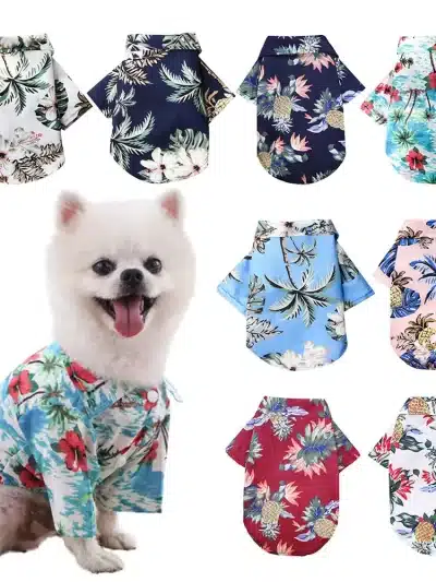 Hawaiian Style Leisure Dog Shirt