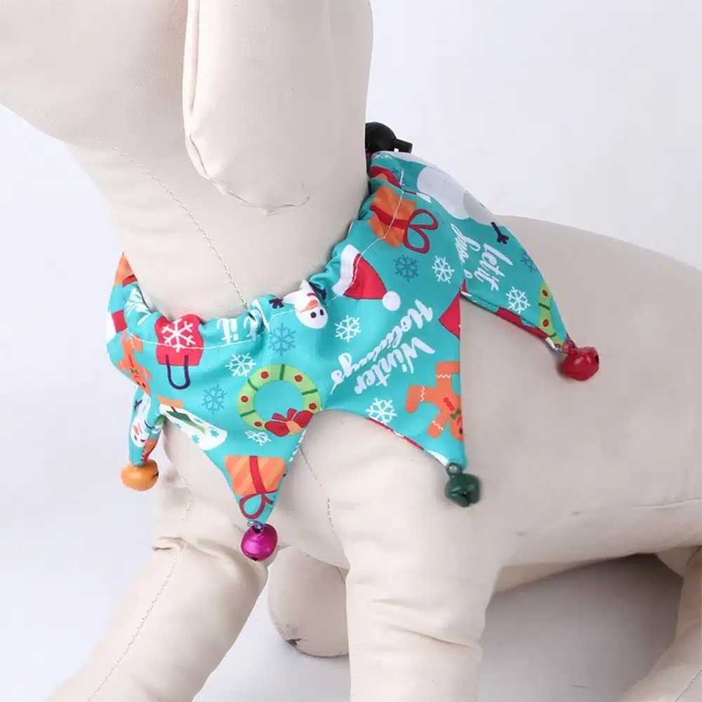 Pet Scarf Bandanas Christmas Dress Up Cat, Kitten, Puppy or small Dog Neckerchief - Image 8