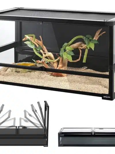 50 Gallon Tempered Glass Terrarium for Reptiles