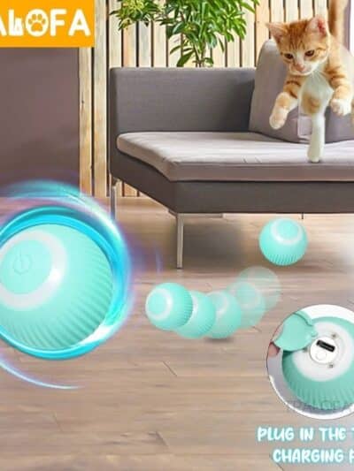 Smart Cat Toys Electric Cat Ball Automatic Rolling Ball Cat Interactive Toys