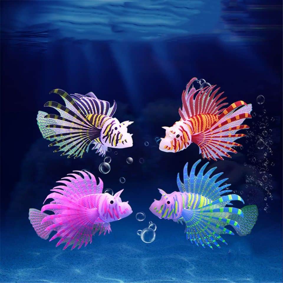 Luminous Lionfish Decorations