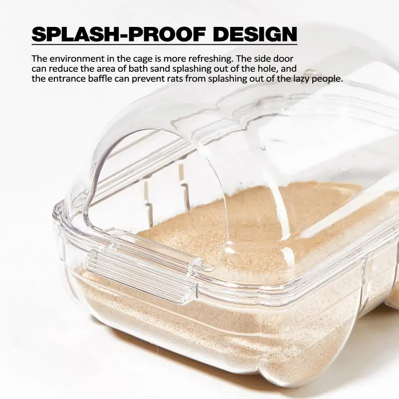 Dual-Use Hamster Sand Bath Container - Image 2