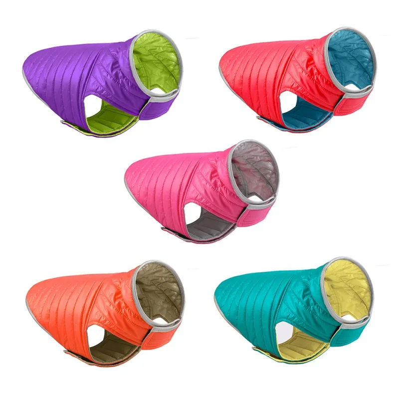 Double Sided Dog Coat Winter Warm Pet Dog Clothes For Small Medium Dogs Vest Chihuahua Clothing Soft Puppy Costumes - Image 2