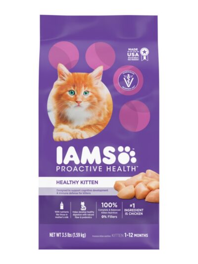 IAMS Proactive Health Kitten Dry Cat Food Chicken 3.5lb
