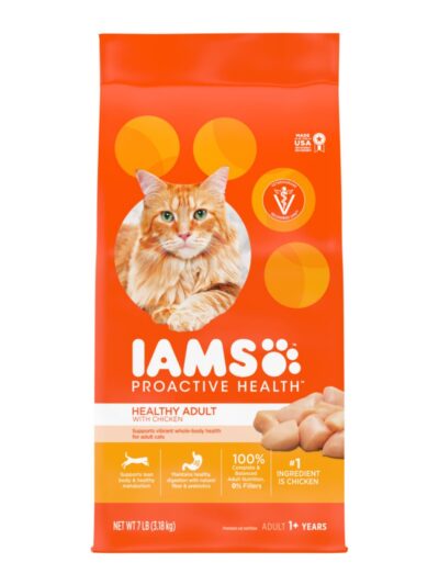 IAMS Proactive Health Adult Dry Cat Food Chicken 7lb