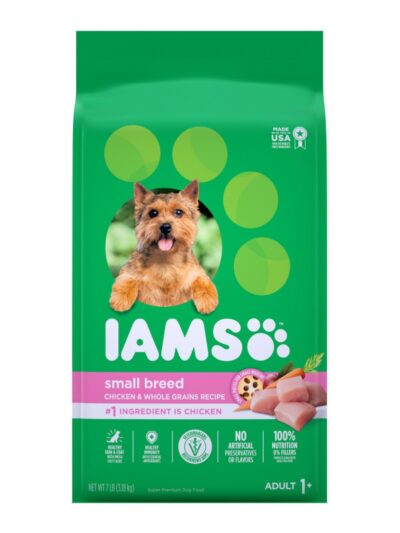 IAMS Small & Toy Breed Adult Dry Dog Food Real Chicken 7lb