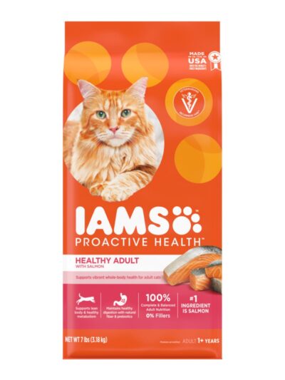 IAMS Proactive Health Adult Dry Cat Food Salmon 7lb