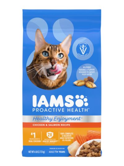 IAMS ProActive Health Healthy Enjoyment Dry Cat Food Chicken & Salmon 6lb