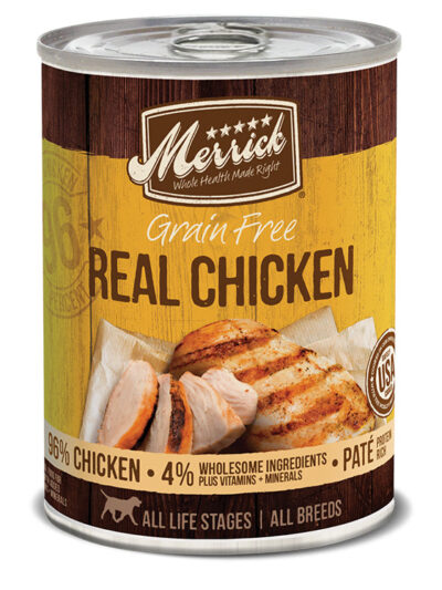 Merrick Dog Grain Free Real Chicken 12.7oz. (Case of 12)