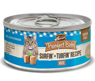 Merrick Cat Purrfect Bistro Surf & Turf 5.5oz. (Case of 24)