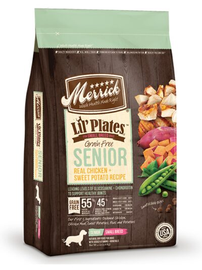 Merrick Dog Lil Plates Grain Free Senior Chicken And Sweet Potato 12Lb