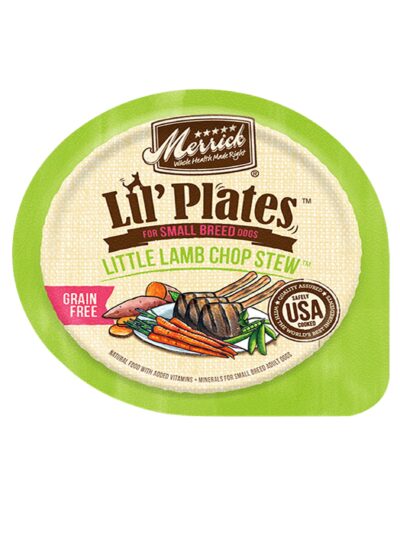Merrick Lil Plates Grain Free Little Lamb Chop Stew Dog Food 3.5oz. (Case of 12)