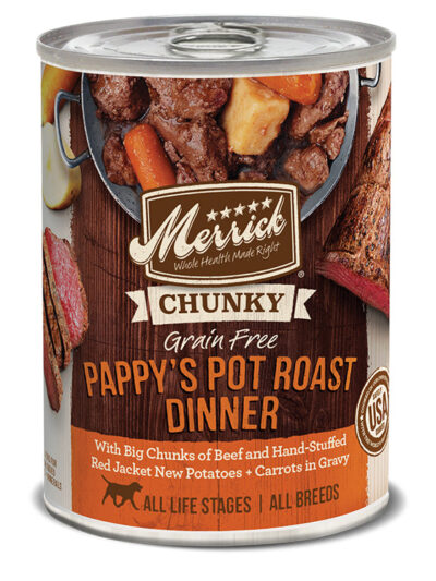 Merrick Dog Chunky Pappy Pot Roast 12.7oz. (Case of 12)