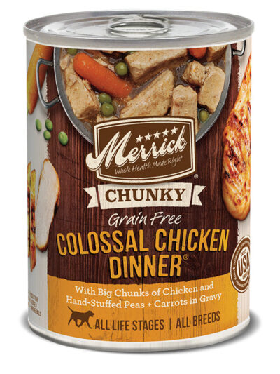 Merrick Dog Chunky Colossal Chicken 12.7oz. (Case of 12)