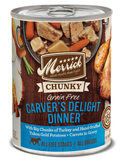 Merrick Dog Chunky Carvers Delite 12.7oz. (Case of 12)