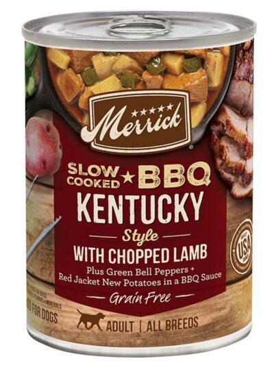 Merrick Dog Slow Cooked Grain Free Kentucky Lamb 12.7oz.(Case of 12)