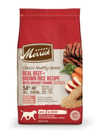 Merrick Dog Classic Beef And Brown Rice 25Lb