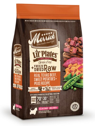 Merrick Dog Freeze-Dried Lil Plates Grain Free Beef And Sweet Potato 4Lb