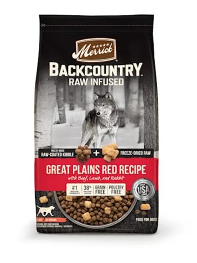 Merrick Dog Backcountry Grain Free Great Plains Red Meat 20Lb