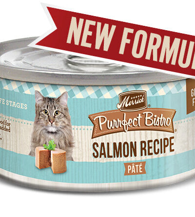Merrick Cat Purrfect Bistro Salmon Pate 3oz. (Case of 24)