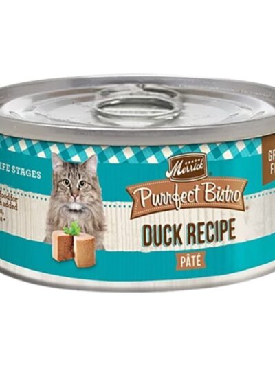 Merrick Cat Purrfect Bistro Bistro Duck Pate 3oz. (Case of 24)
