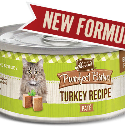 Merrick Cat Purrfect Bistro Turkey Pate 5.5oz. (Case of 24)