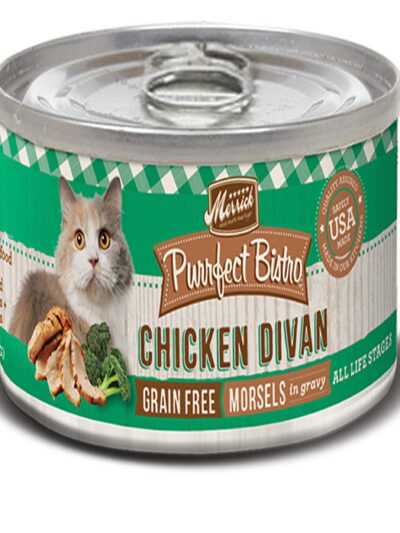 MERRICK CAT PURRFECT BISTRO GRAIN FREE CHICKEN DIVAN 5.5oz. (Case of 24)