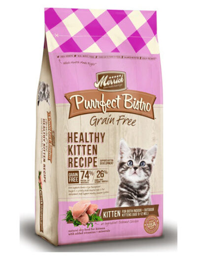Merrick Cat Purrfect Bistro Grain Free Healthy Kitten 4Lb