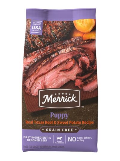 Merrick Dog Grain Free Puppy Beef And Sweet Potato 22Lb