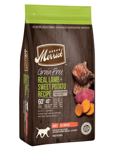 Merrick Dog Grain Free Lamb Sweet Potato 22Lb
