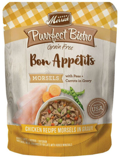PURRFECT BISTRO CAT GRAIN FREE MORSELS CHICKEN 3oz. (Case of 24)