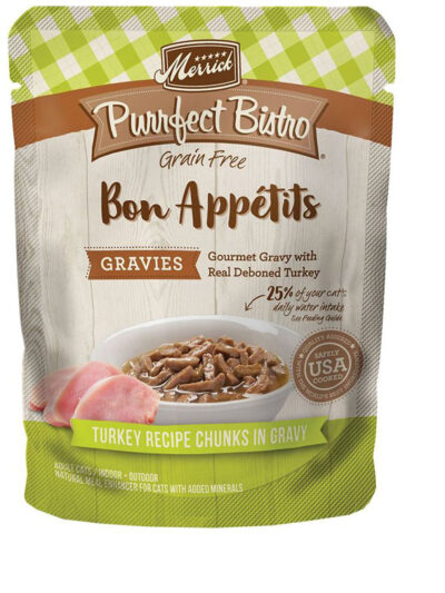 PURRFECT BISTRO CAT GRAIN FREE GRAVIES TURKEY 3oz. (Case of 24)