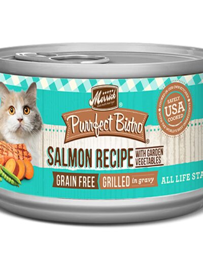 Merrick Cat Purrfect Bistro Grilled Salmon and Vegetable 3oz.