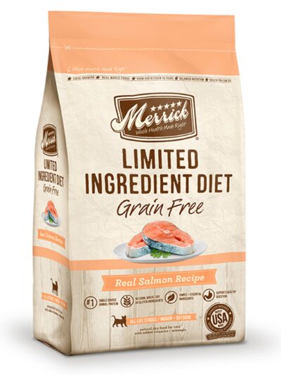 Merrick Limited Ingredient Diet Grain Free Real Salmon Recipe 4Lb