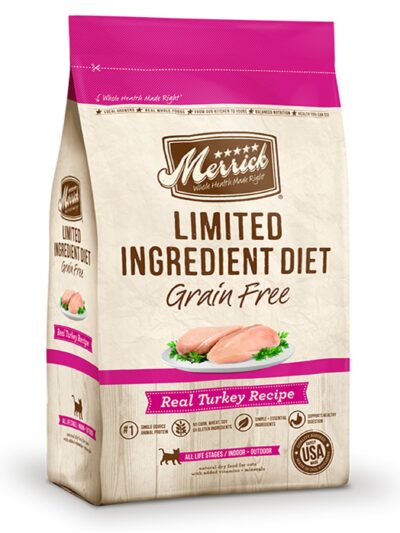 Merrick Limited Ingredient Diet Grain Free Real Turkey Recipe 7Lb