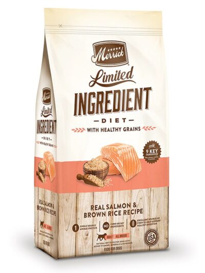 Merrick Dog Limited Ingredient Salmon And Brown Rice 22Lb
