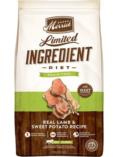 Merrick Dog Limited Ingredient Grain Free Lamb 22Lb