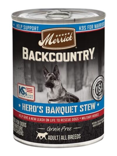 Merrick Dog Backcountry Hero Banquet 12.7oz. (Case of 12)